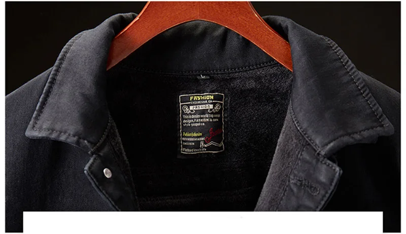 Men Winter Warm Denim Jackets And Coats Fleece Lined Thick Jeans Jackets Outwear For Male Thermal Size M-5XL (8)