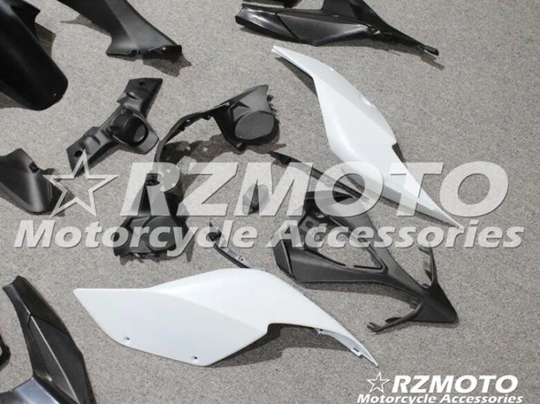 Литье под давлением ABS Обтекатели подходит для DUCATI 959 1299 Panigale 15 16 17 18 на заказ белая