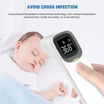 

Forehead Digital Thermometer Infrared Thermometer Non-Contact Electronic Thermometer Kids Adults Body Temperature Measurement