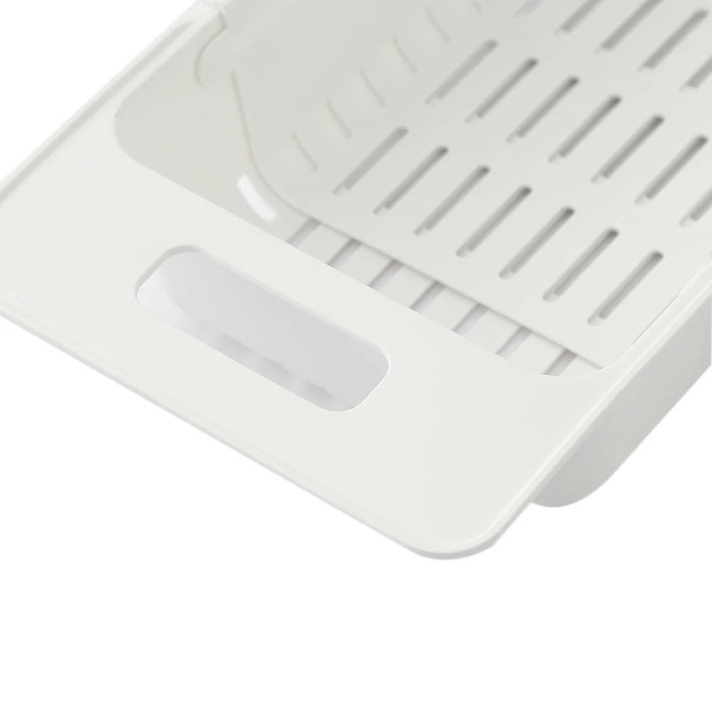 Retractable Kitchen Sink Drain Rack Plastic Tableware Shelf Home Dish Rack Vegetable Storage Rack Plate Dish Cutlery Strainers