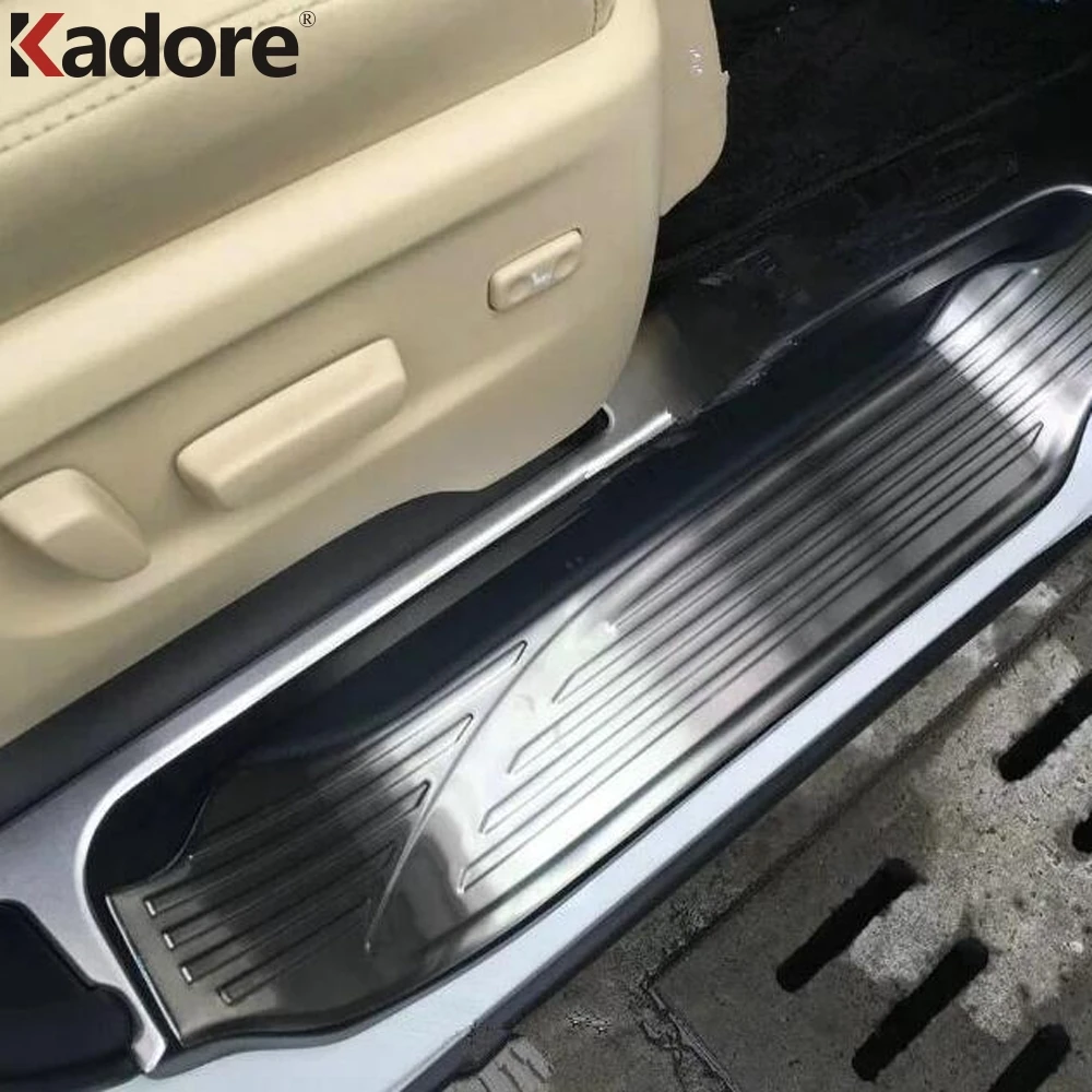 Наружные дверные пороги из нержавеющей стали для Toyota Alphard Vellfire 2016 2017 2018