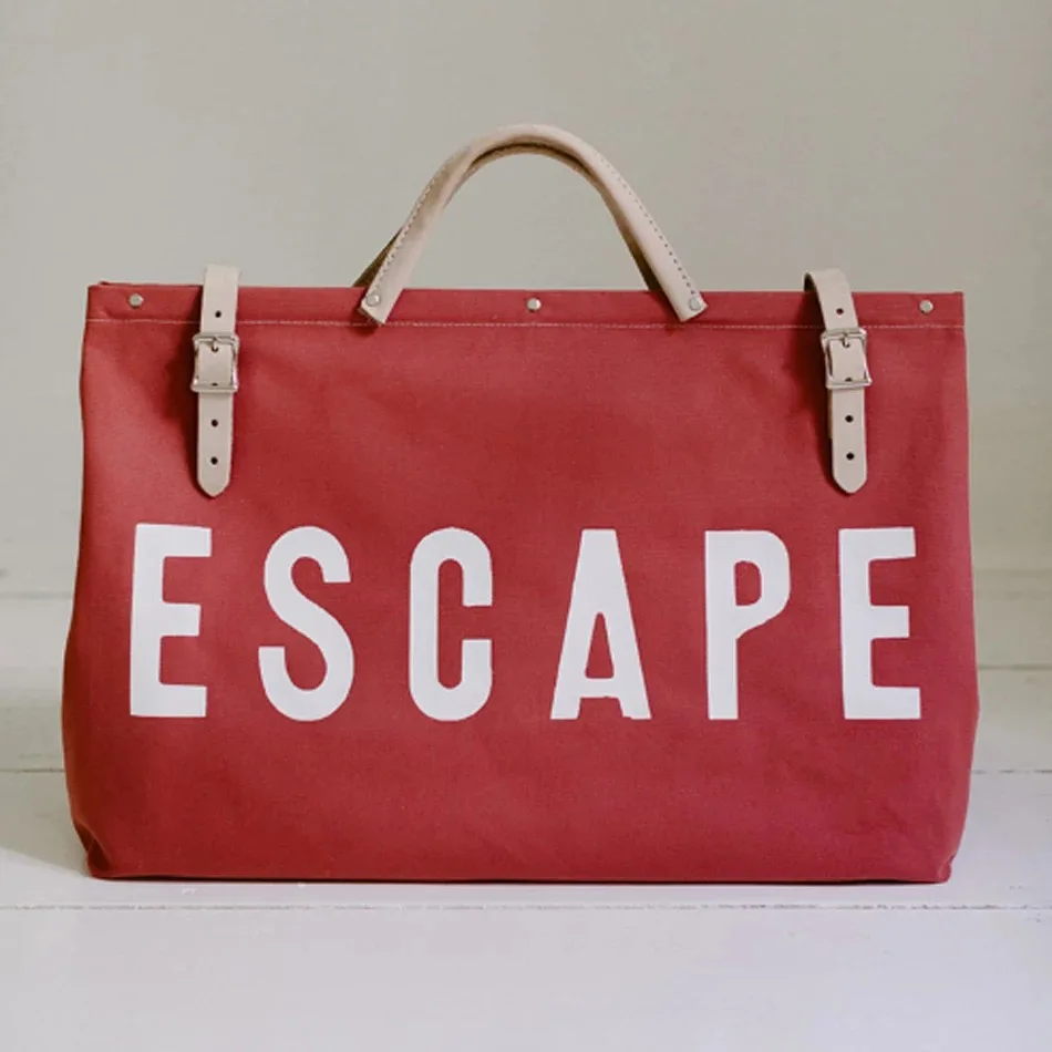 Холщовая дорожная сумка ESCAPE стильный вместительный чемодан для путешествий