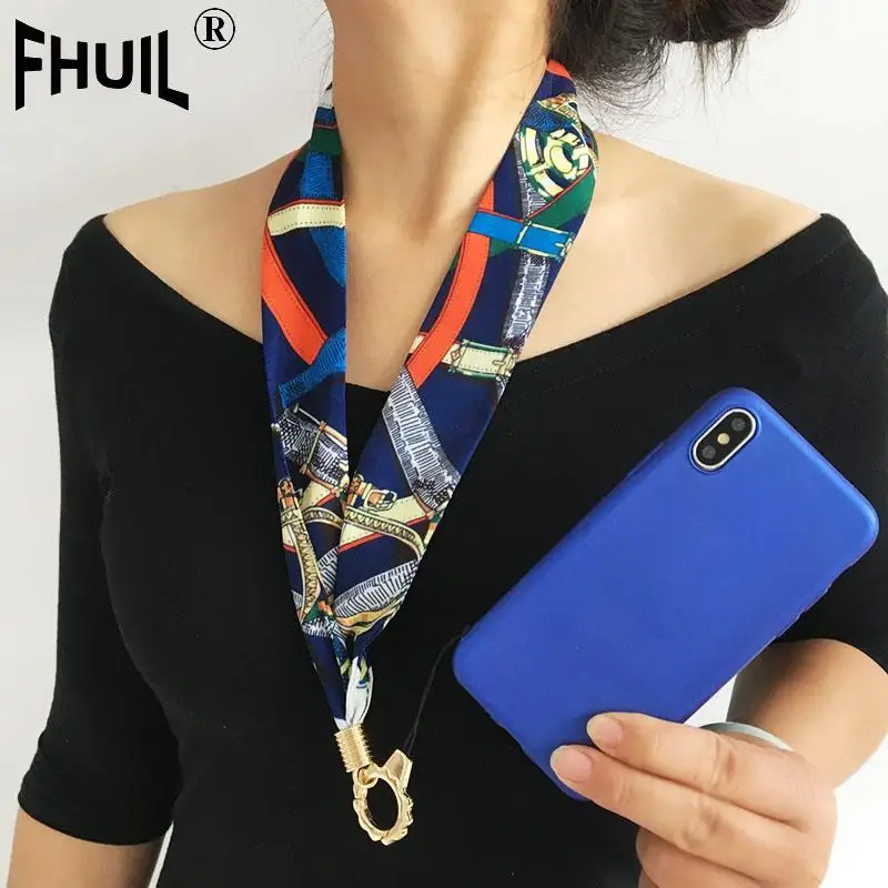 

mobile custom Lanyard neck strap for key card phone string kawaii wrist strap hand key cord necklace phone holder rope
