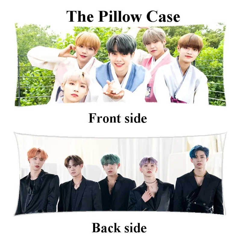 pillowcase Девушка парень Лим молодых мин тела подушку Чехол в Корейском стиле AB6IX длинная подушка крышка - Цвет: pillowcase