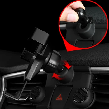 

For BMW MINI 2014-2019 Plastic Alloy Carbon Fiber Black Non-slip Mount Stand Cell Phone Holder Bracket Support