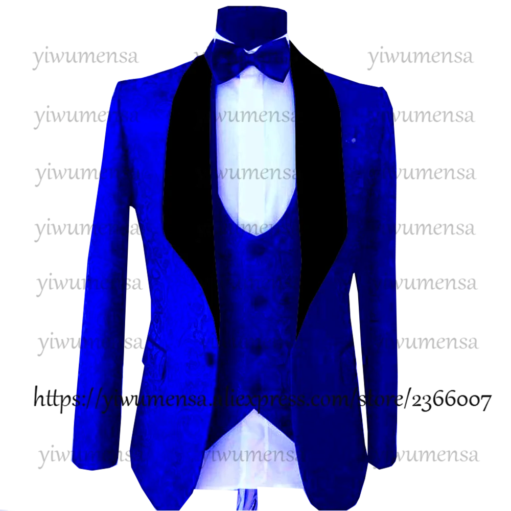 Style 9 Мужские свадебные костюмы Traje Boda Hombre, Черная шаль, шаль, мужской костюм на заказ, куртка с брюками, костюм из 3 предметов для мужчин s - Цвет: Style 9