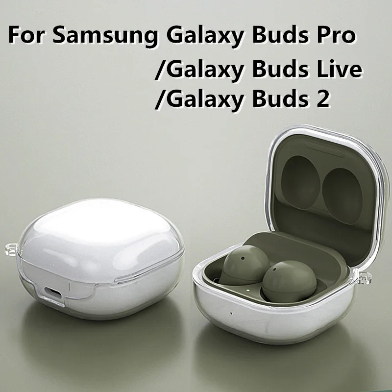 Custodia Protettiva Trasparente Per Samsung Galaxy Buds Pro Custodia Per Auricolari Anti-Caduta In Silicone Shinny Per Galaxy Buds 2 Pro Cover