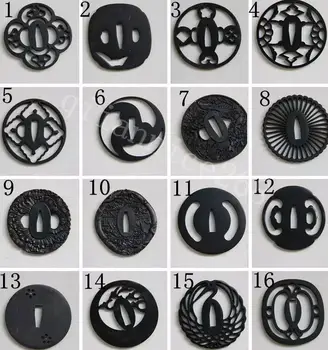 

One High iron tsuba for japanes sword katana WAKIZASHI TANTO (1-16 Pick one)