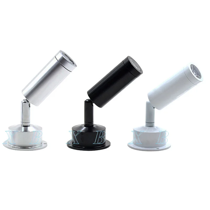 Dimmable LED Wall Lamp Flexible Hose 1W 3W Light Black Bathroom Mirror Study Fixtures Reading Header Luminaire LED Lamps