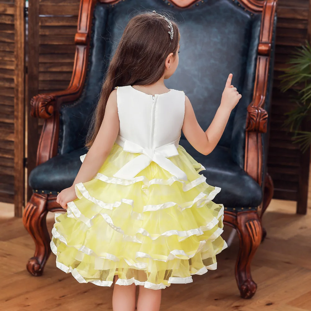 

lovely flower girls wear Dresses Sleevess Kids Wedding Dresses Tutu super twirl Dresse