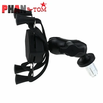 

Phone Holder for KAWASAKI ZR7 ZX600 NINJA ZX-6RR ZX-14R ZZR1400 ZX14R ZX6R Motorcycle GPS Navigation Bracket 16-19mm