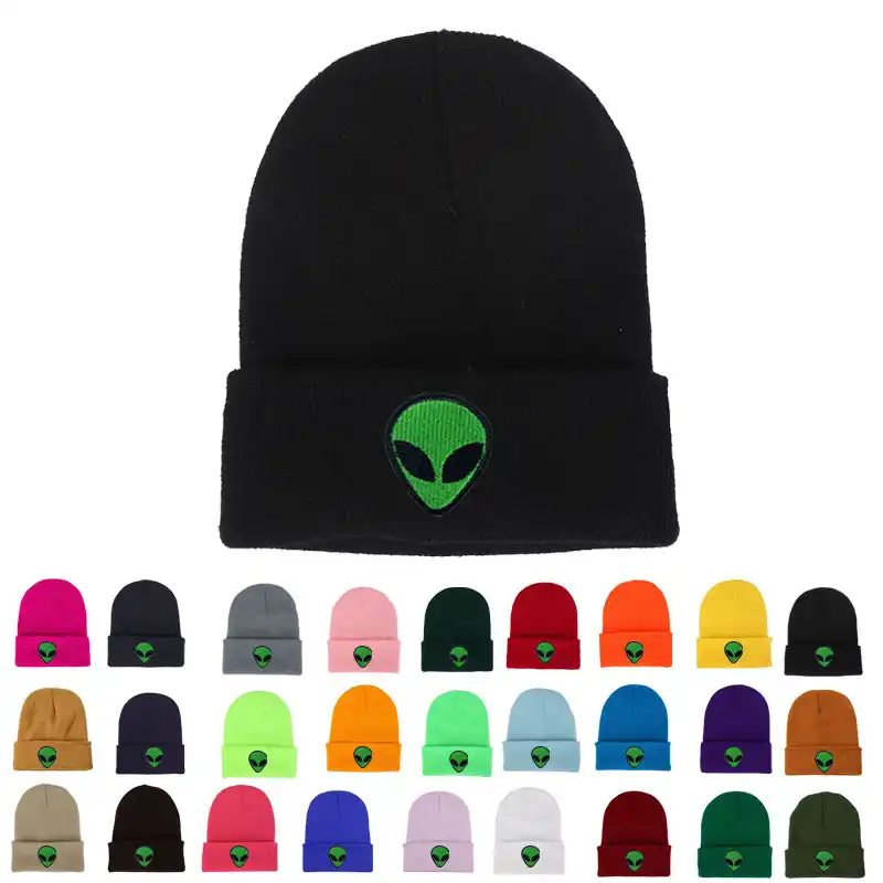 embroidered beanie hats