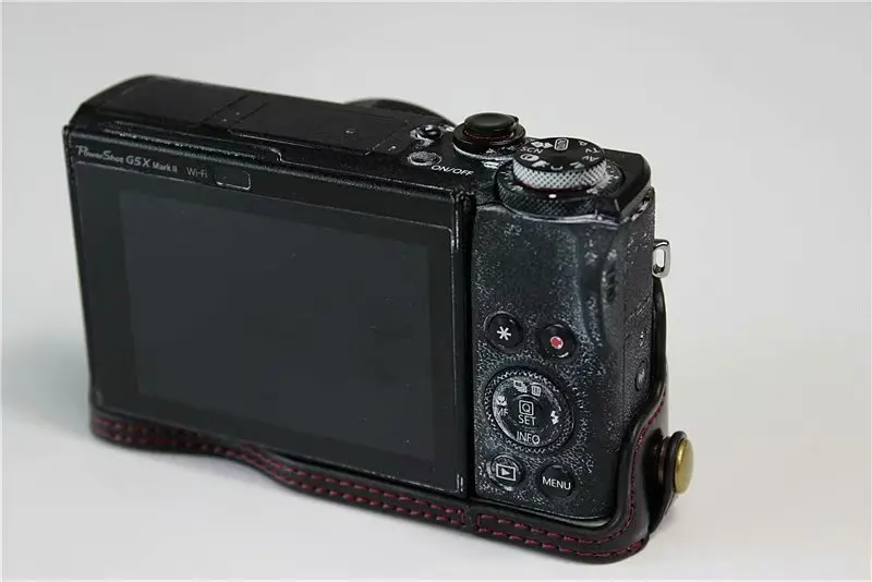 ПУ кожаный чехол для камеры половина сумка для Canon Powershot G5 X Mark II G5XII G5X2 Половина корпуса камеры Нижняя крышка батарейного отсека