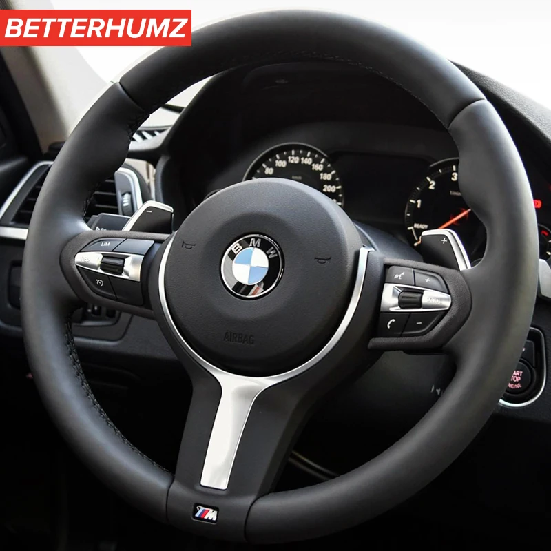 Alcantara Car Steering Wheel Buttons Frame Trim Cover For BMW E46 E90 E92 E93 F30 F20 F32 F33 E84 X1 M3 M4 Thong 1 2 3 4 Series