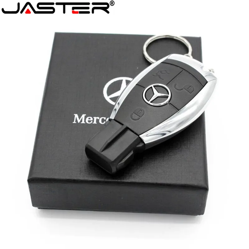 

JASTER Car Logo Pen Drive USB Flash drive 64GB Mercedes Benz Car Key USB Stick 32GB 16GB 8GB Pendrive Memory Stick USB