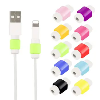 

Earphone Wire Cord Protection Silicone USB Cable Protector Cover Data Charger Line Protective Sleeve For Apple Iphone Samsung
