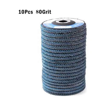 

0pcs Quality Flap Discs 115mm 4.5 Sanding Discs 40/60/80/120Grit Grinding Wheels Blades for Angle Grinder