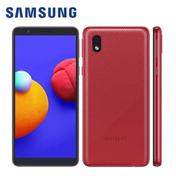 100% Оригинал Samsung Galaxy A01 Core A013G/DS Global мобильный телефон Android 10 5,3 дюйм8MP 5MP 16GB ROM 1GB RAM 3000mAh смартфон