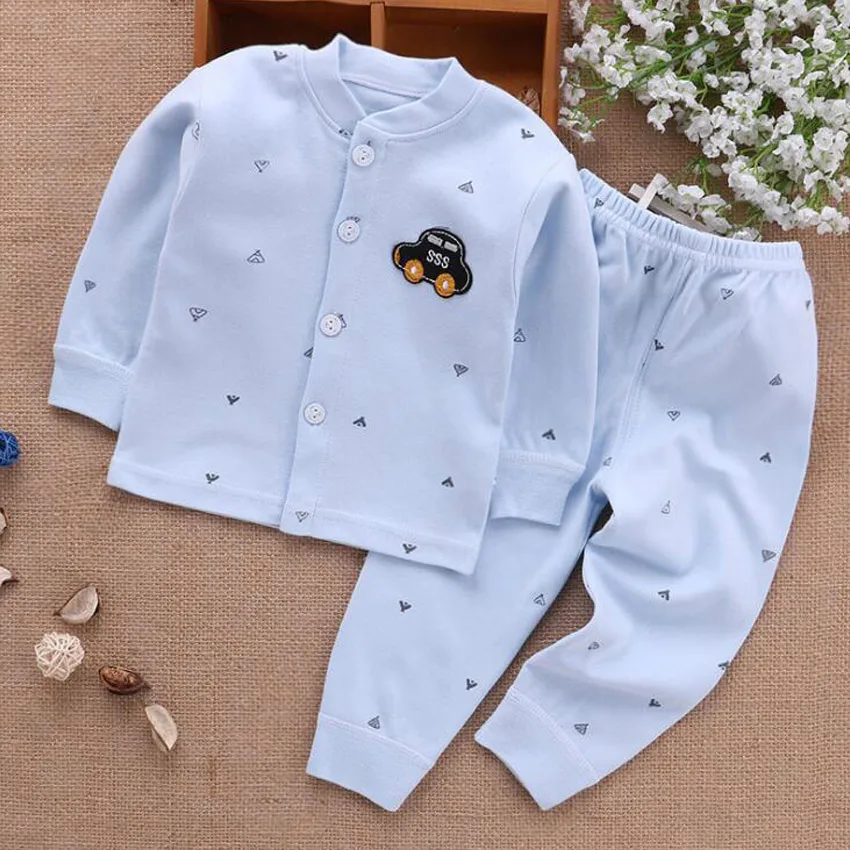Baby Clothes Girl And Boy Clothes New Cotton Underwear Trousers Soft Breathable Moisture Absorption And Perspiration 0-2T - Цвет: Blue car 1