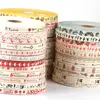 5 yard Christmas Ribbon Decoration Cotton Webbing Snowflake Elk for festival party gift packaging ► Photo 1/6