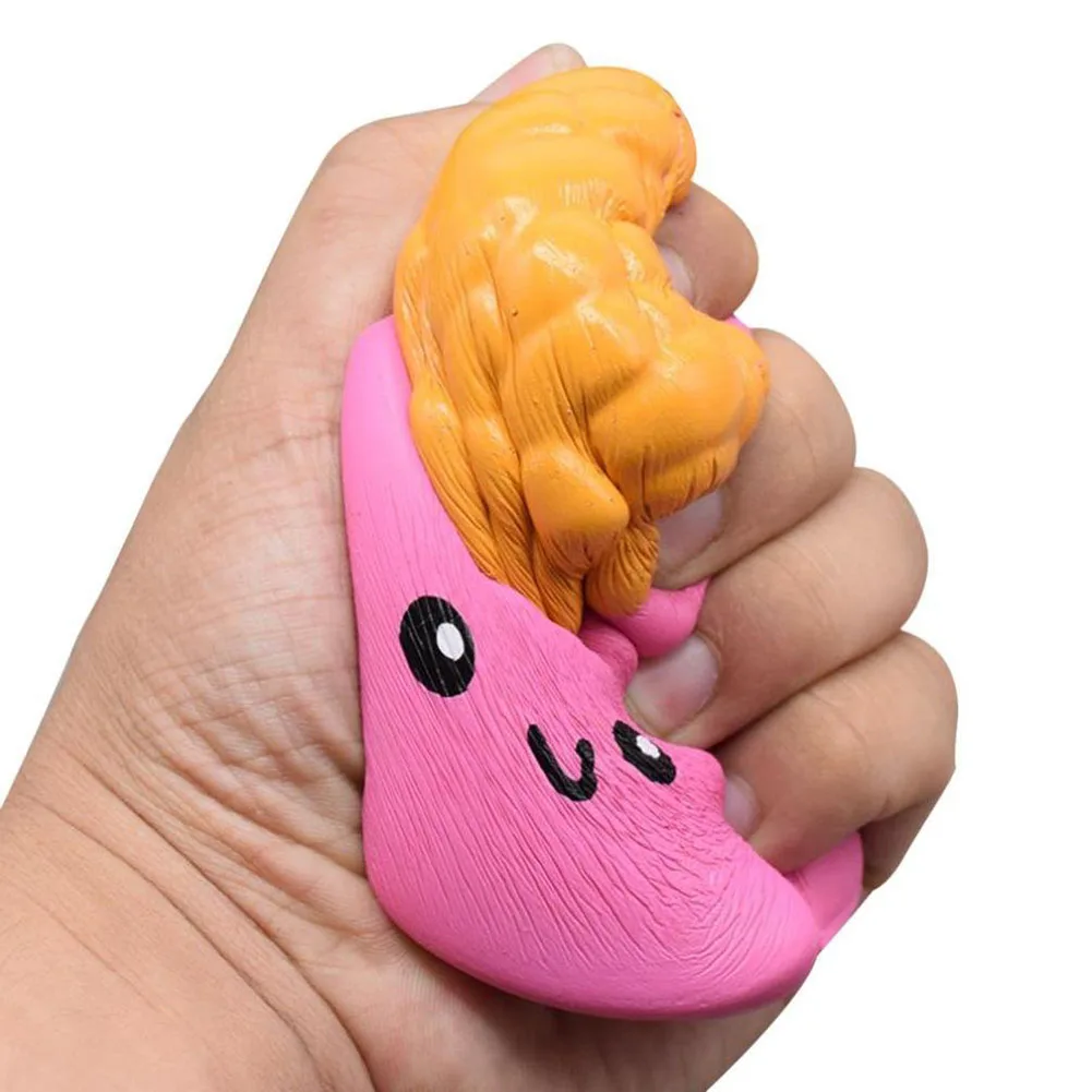 Новинка, высокое качество, Kawaii, милый, Jumbo, 11 см, картофель фри, мягкий, ароматизированный, хлеб, торт, медленно поднимающийся, эластичный, тянущийся, детская игрушка