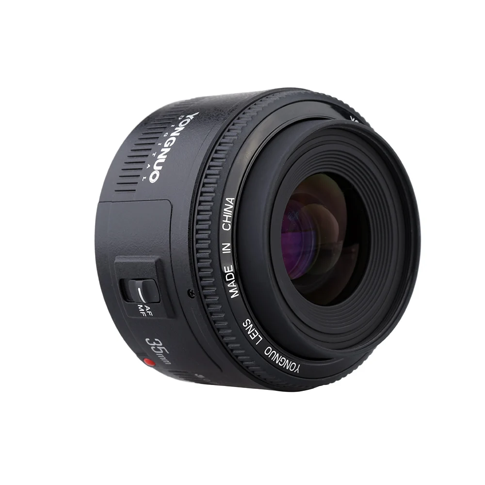 YONGNUO YN50mm YN35mm F1.4/F1.8/F1.8II/F2.0 стандартный основной объектив камеры большая апертура Автофокус для Canon EOS Lense 70D 5D2