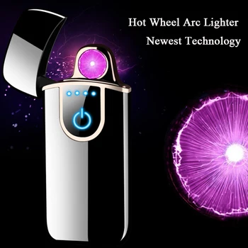 

Isqueiro Eletrico Charging Lighter Touch Induction Windproof Electronic Lighter Gadgets For Men Dropship Suppliers Beat Gifts