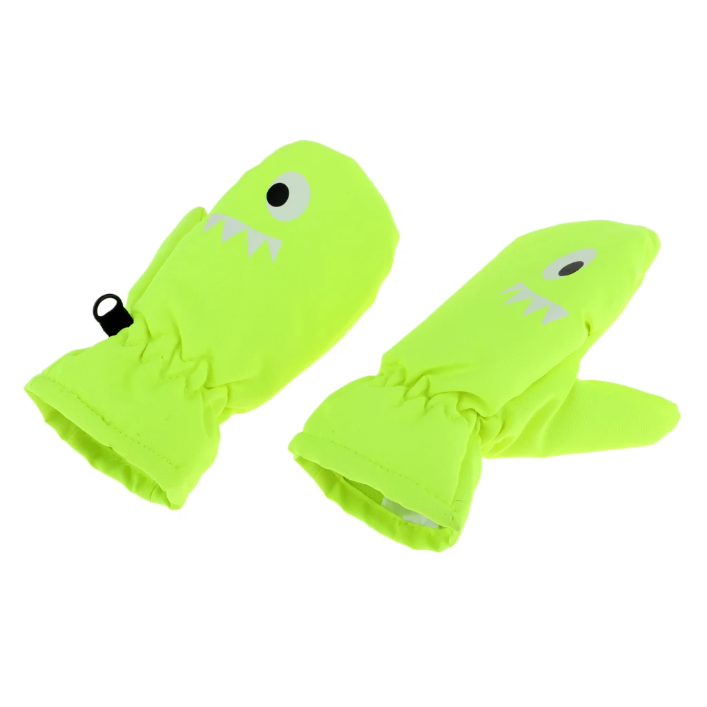 Kids Children Windproof Waterproof Warm Gloves Outdoor Sports Fingers Mittens For Cycling/Biking/Snowing/Skiing/Snowboarding