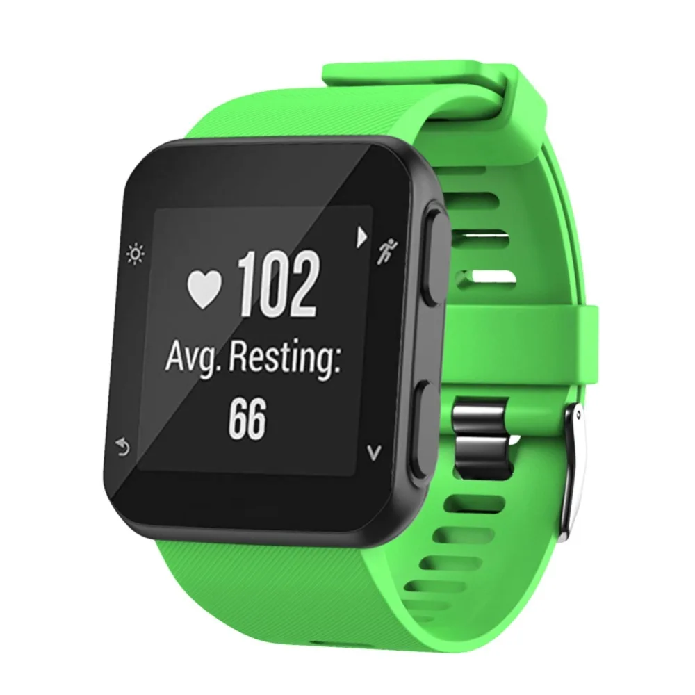 Многоцветные Силиконовые наручные Ремешки для наручных часов Garmin Forerunner35, повседневный стиль, регулируемый штырь с пряжкой, ремешок для часов для мужчин и женщин