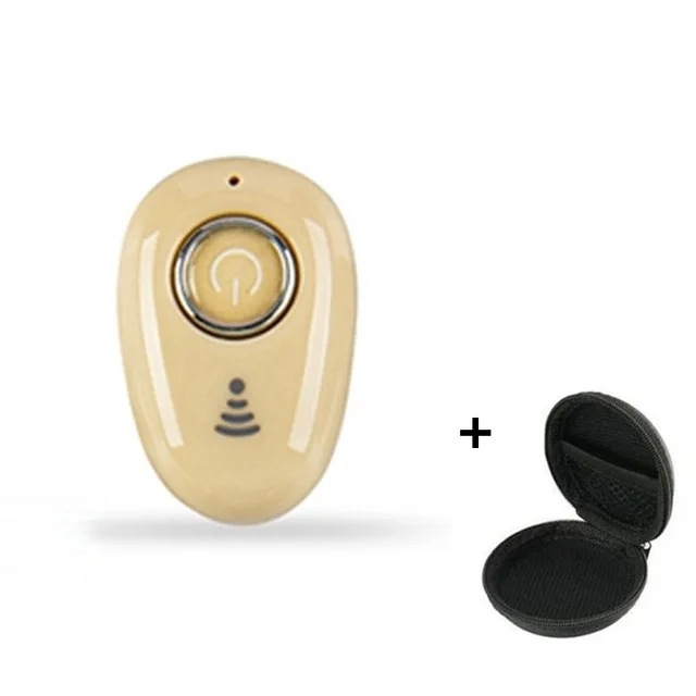 s650 gold with bag S650 мини беспроводные наушники Bluetooth наушники-вкладыши гарнитура Handsfree Наушники сумка с микрофоном для iPhone Xiaomi samsung - Цвет: s650 gold with bag