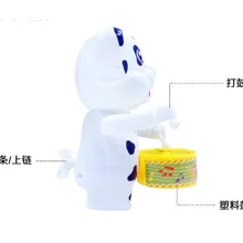 Заводной барабан собака весна мультфильм животное горячая Распродажа детские образовательные пластиковые заводные игрушки стойло ночной рынок