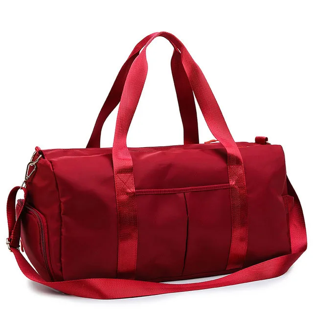 Коврик для йоги, сумки для фитнеса, сухая мокрая сумка, сумки для женщин, обувь для путешествий, тренировочный водонепроницаемый мешок для мужчин, Sac De Sport GYmtas Tas XA29A - Цвет: Red