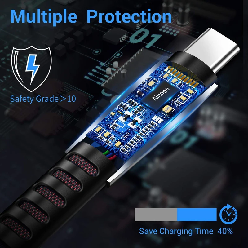 5A usb type-C кабель для huawei mate 20 P20 Honor 10 Xiaomi Redmi Note 7 Pro кабель зарядное устройство Шнур Quick 3,1 телефонный провод 3,0