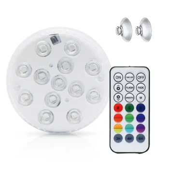 

Submersible LED Lights For Fish Tank Bright Outdoor Waterproof Hot Tub Underwater With Remote Control Home Decor Party Bath Spa