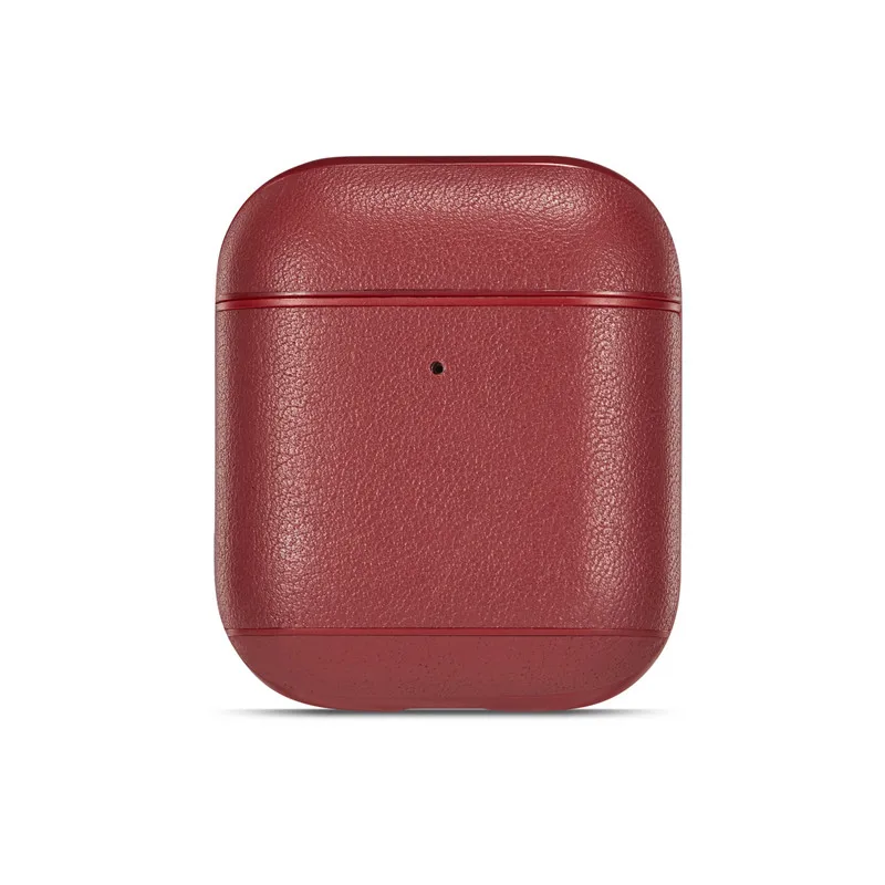 Для Airpods 2 чехол кожаный наушник дизайнерский чехол Funda для Apple Airpods 1 2 чехла