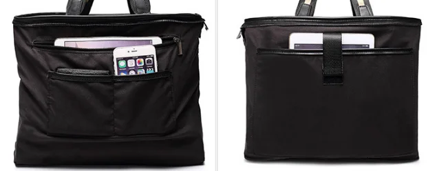Модный мужской деловой портфель, водонепроницаемая нейлоновая сумка через плечо, Корейская Стильная мужская изящная сумка для отдыха DF359