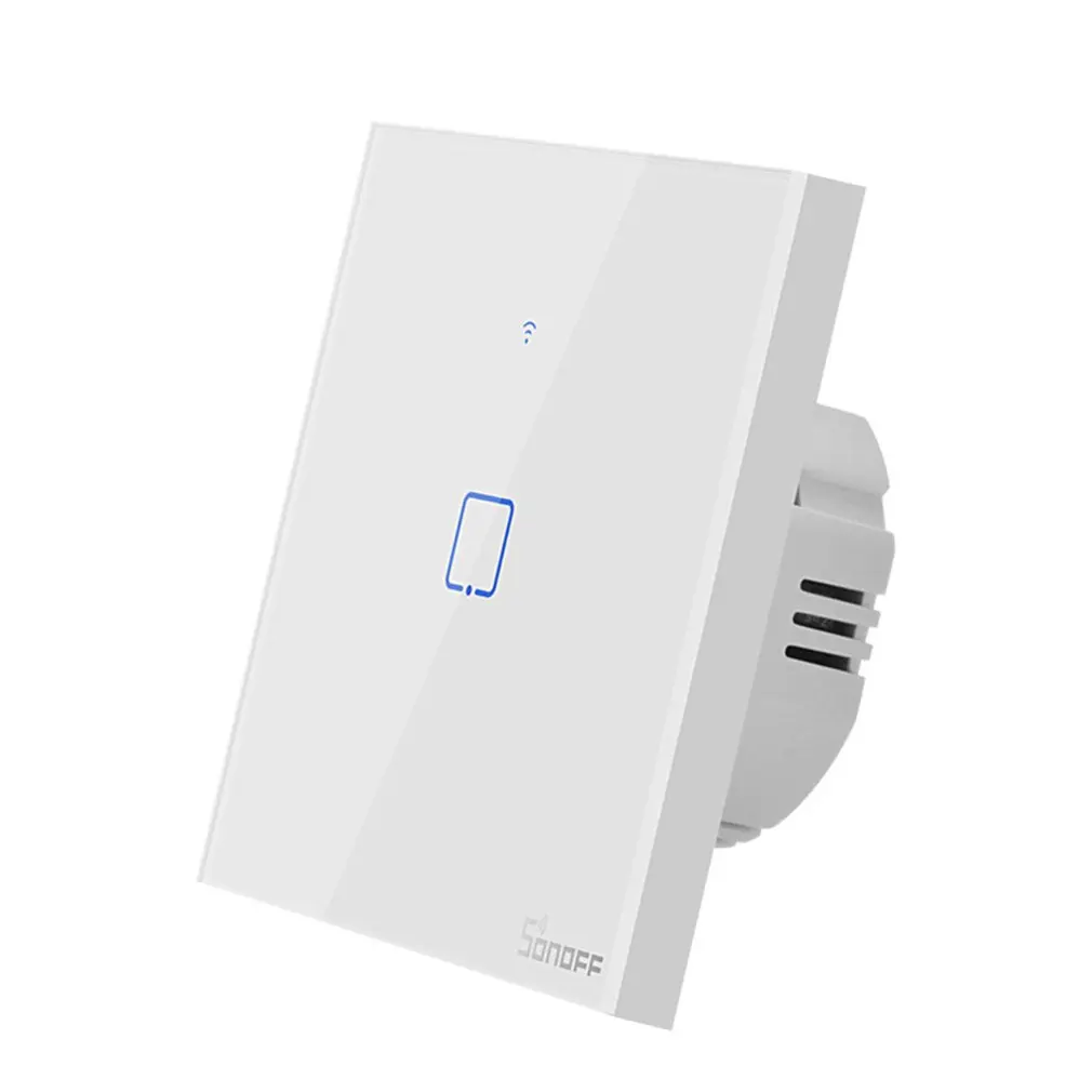 T0/T1/T2/T3 штепсельная вилка европейского стандарта TX Wi-Fi Сенсорный настенный светильник Беспроводной переключатель умный дом пульт дистанционного управления 1/2/3 голоса/APP пульт дистанционного управления Управление с Alexa Google