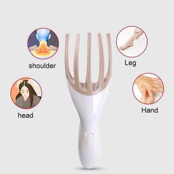 

Electric Head Massager Five-Pronged Head Claw Scalp Head Full Body Electric Scalp Massager Multi-Function KG66