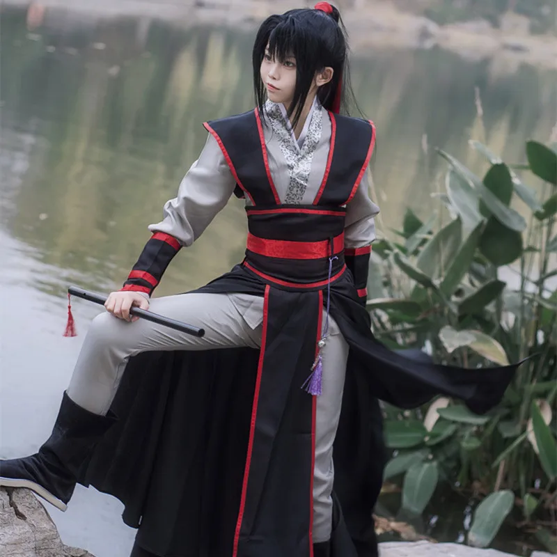 Grandmaster of Demonic Cultivation Wei Wuxian униформа косплей старинный китайский костюм стильная