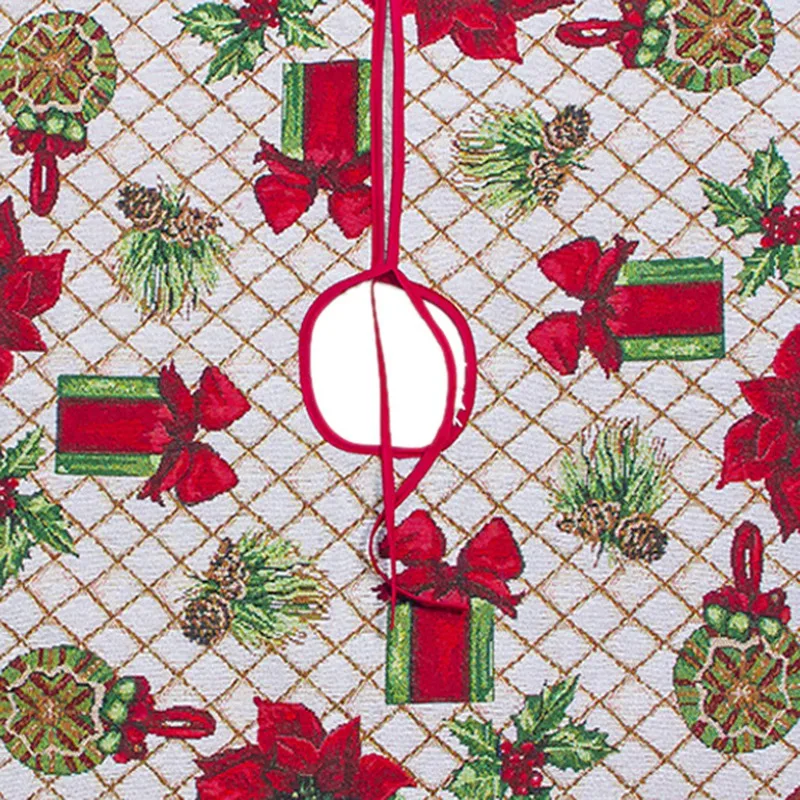 Christmas Tree Skirt Ornament 100cm Diameter Christmas Tree Bottom Decoration Christmas Tree Decorations