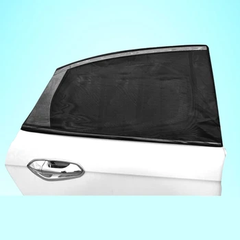 

Car Front And Rear Windows Black Sun Shade Nylon Mesh UV Protector Shield Mesh Cover New Arrival
