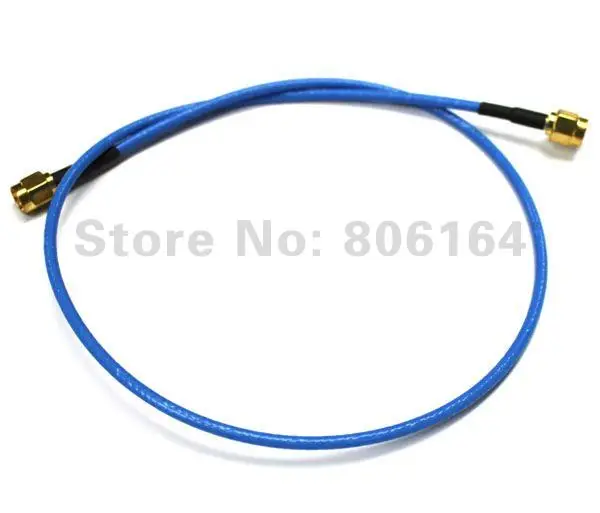 

SMA male to SMA male connector with 50 cm high quality blue RG316 cable free shipping