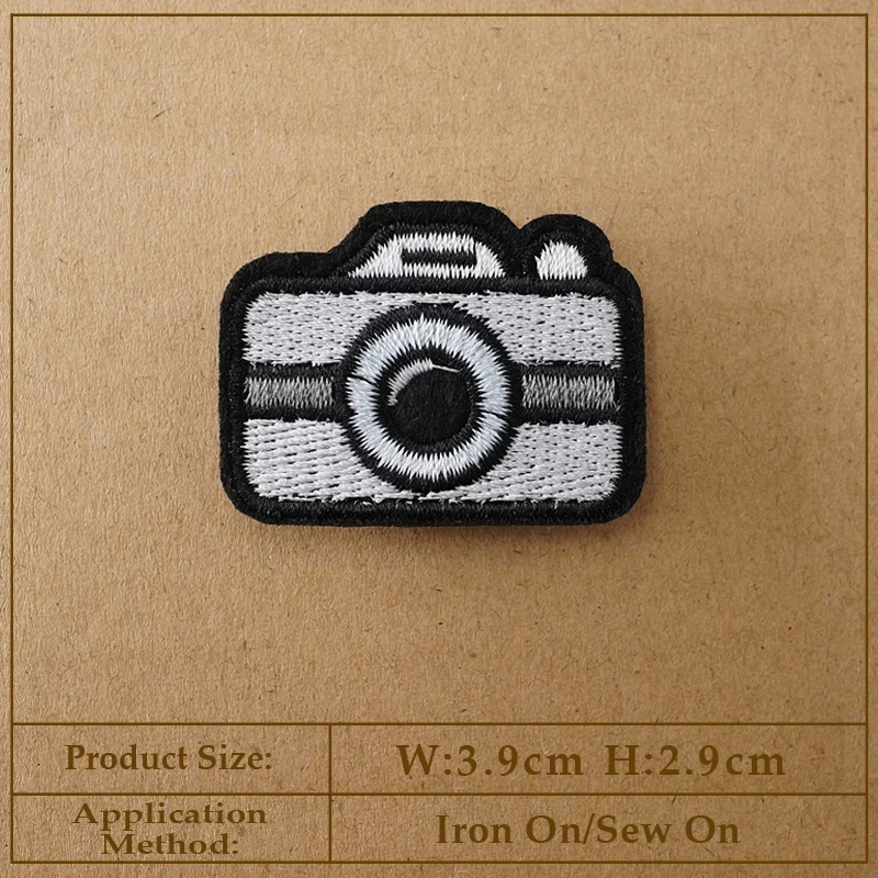 CAT Peace Embroidered Applique Patches Fabric Garment Apparel Clothing Accessories Embroidery Badges Star