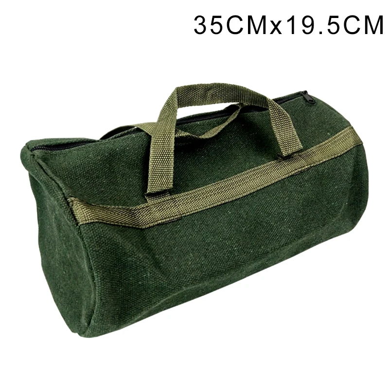 Thick Canvas Pouch Bags Storage Organizer Instrument Case Portable for Electrical Tool TS1 Easy to use tools, finishing portable leather tool bag Tool Storage Items