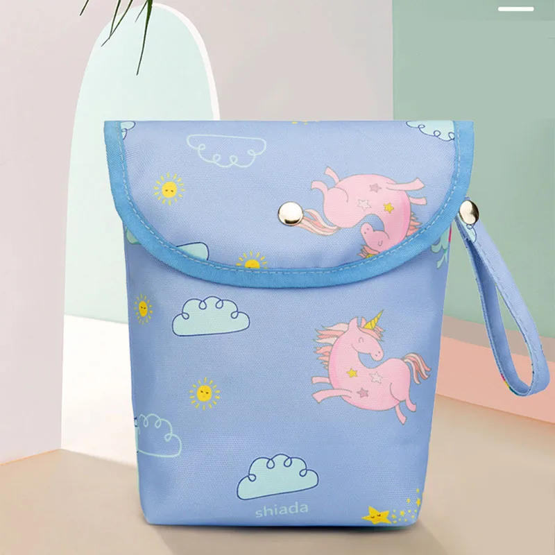Diaper Bag B4 MMloveBB водонепроницаемый многоразовый влажный мешок Печатные карманные сумки для подгузников PUL дорожные влажные сухие сумки Сумка для подгузников - Цвет: Diaper Bag B4