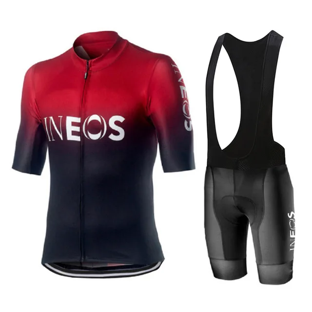 2 Велосипедная майка Pro Team INEOS, летняя велосипедная майка, набор, дышащая, для гонок, спорта, Mtb, велосипедная майка, Мужская одежда для велоспорта - Color: 2