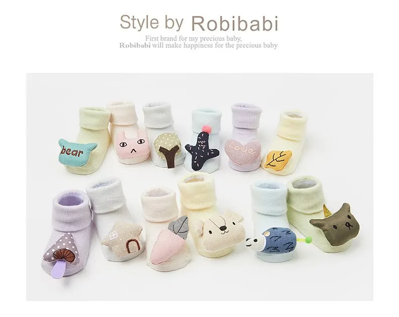 CYSINCOS г. Новые детские носки с рисунками животных хлопковые носки-тапочки для малышей осенне-зимние носки для маленьких мальчиков и девочек