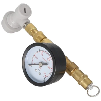 

Homebrew Adjustable Pressure Valve W/Gauge with Thread Gas Ball Lock, Kegging Equipment for Beer Brew