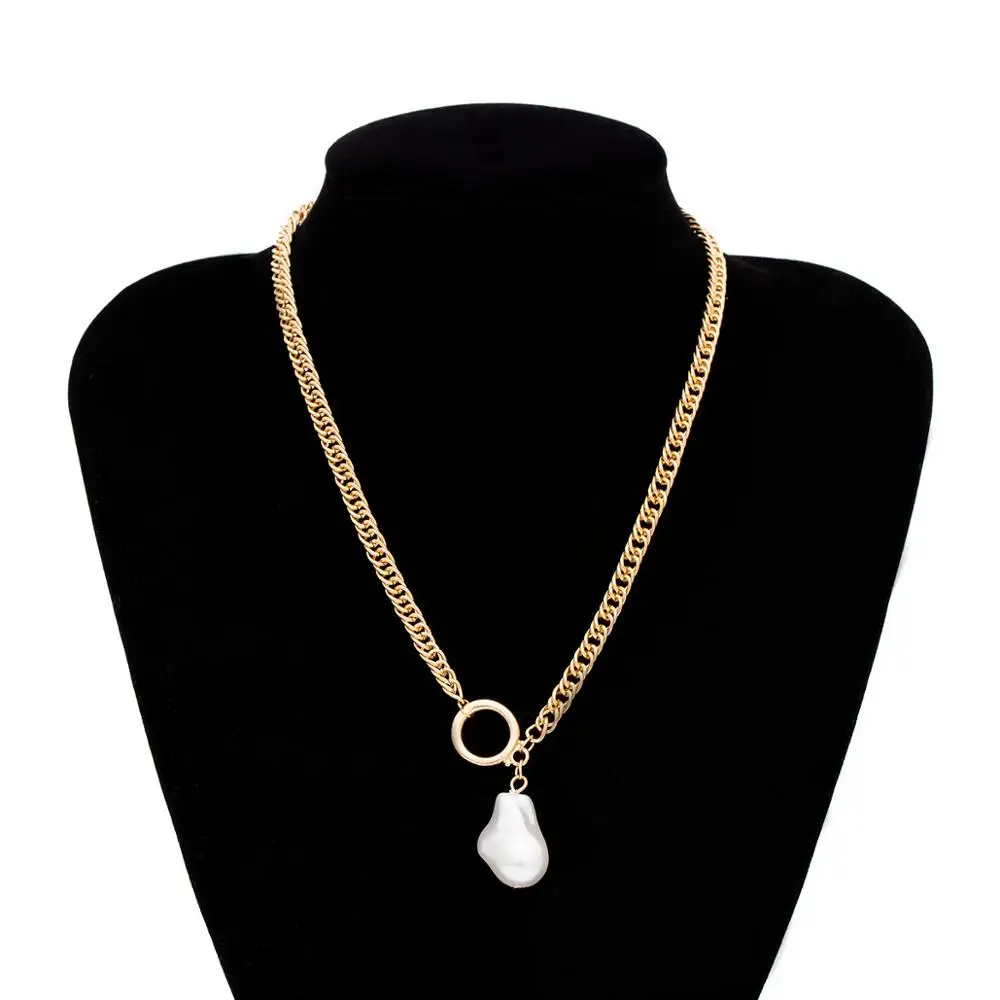 Lacteo, богемное ожерелье с подвеской из искусственного жемчуга, Женская мода, Круглый Круг, цепочка на шею, ожерелье, ювелирное изделие, подарок