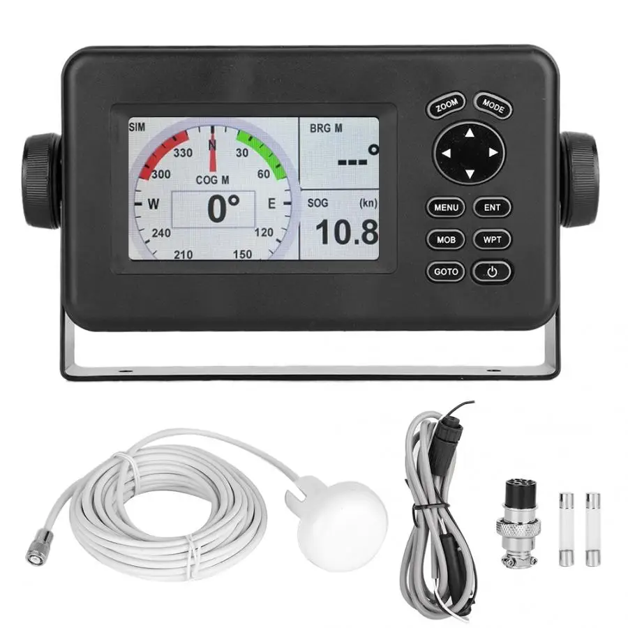 Navegador con localizador GPS, dispositivo LCD con transponedor AIS y alarma, para navegación marina, HP-528A, Clase B, 4,3